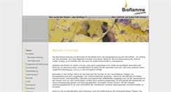 Desktop Screenshot of bioflamme.eu